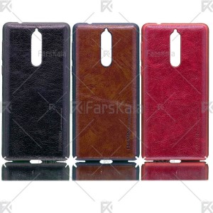 قاب محافظ چرمی نوکیا Huanmin Leather protective frame Nokia 8