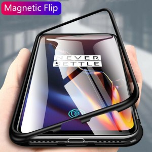 قاب محافظ مگنتی وان پلاس Glass Magnetic 360 Case OnePlus 7