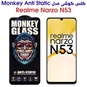 گلس گوشی ریلمی Narzo N53 مدل Monkey Anti Static