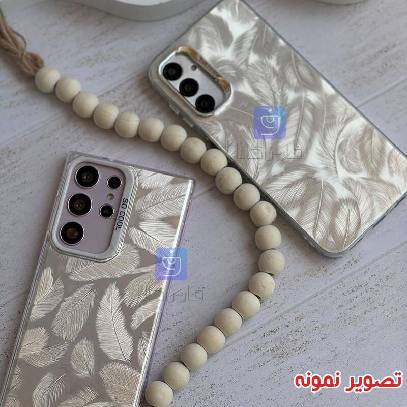 قاب دخترانه گوشی A73 مدل هولوگرامی طرح پر