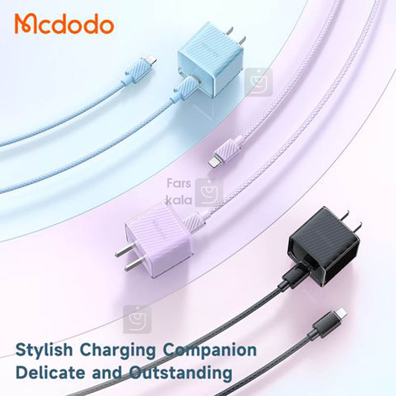 کابل تبدیل USB-C به لایتنینگ مک دودو مدل CA-3663 طول 1.8 متر 2