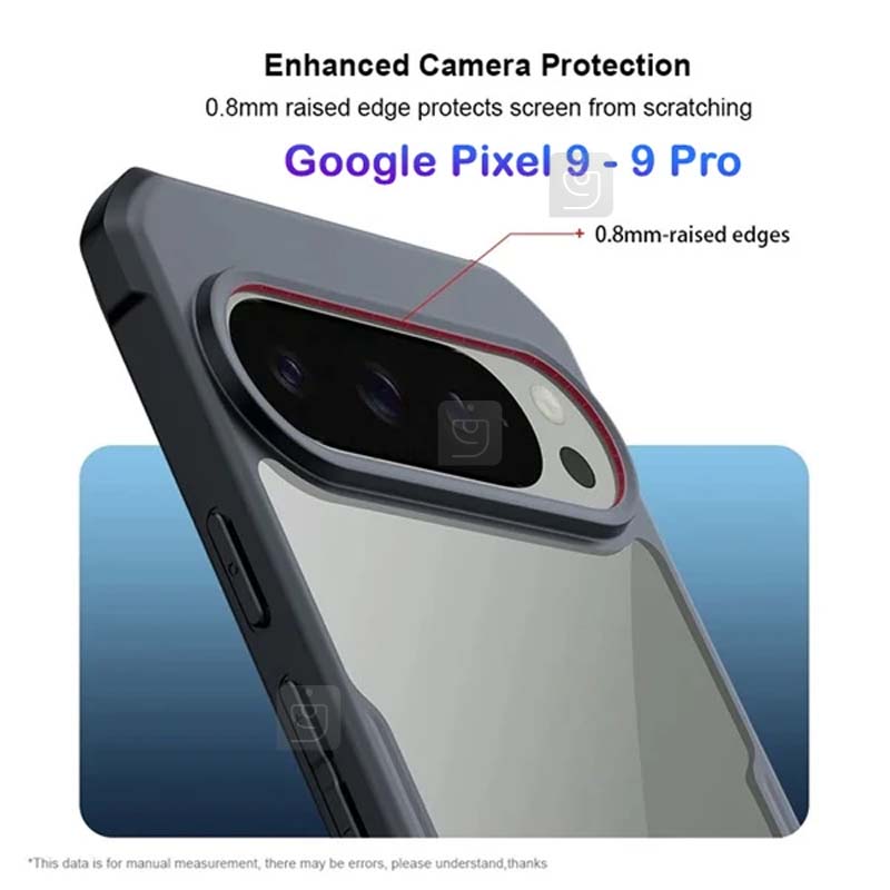 قاب اصلی پشت کریستالی گوگل پیکسل 9 مدل XUNDD Beatle xundd beatle series case for google pixel 9 3 قاب پشت کریستالی XUNDD Beatle گوگل پیکسل 9