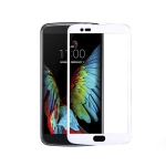 محافظ صفحه نمایش شیشه ای رنگی تمام صفحه 3D برای گوشی LG K10 2017