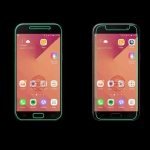 محافظ صفحه نمایش شیشه ای با پوشش کامل شفاف برای  Samsung Galaxy A3 2017