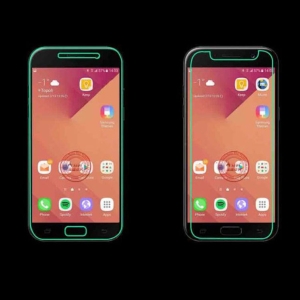 محافظ صفحه نمایش شیشه ای با پوشش کامل شفاف برای Samsung Galaxy A7 2017
