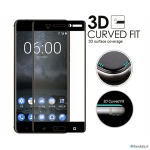 محافظ صفحه نمایش شیشه ای با پوشش کامل صفحه نمایش 3D Glass برای گوشی Nokia 3