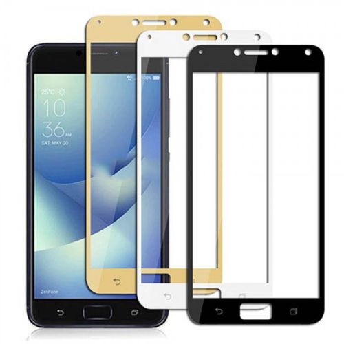 محافظ صفحه نمایش شیشه ای با پوشش کامل Glass Full Cover Asus Zenfone 4 Max ZC554KL