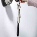 کابل لایتنینگ شارژ و انتقال داده طرح جاکلیدی  RockSpace Lightning Leather Cable With KeyChain
