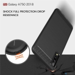 قاب محافظ ژله ای سامسونگ Carbon Fibre Case Samsung Galaxy A7 2018