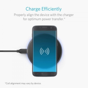 شارژر بی سیم سریع انکر مدل Anker Power Port 10W Fast Wireless Qi Charger A2512