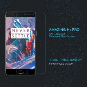 محافظ صفحه نمایش شیشه ای نیلکین Nillkin H+ Glass Oneplus 3