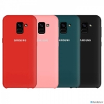 قاب محافظ سیلیکونی Silicone Cover Samsung Galaxy A8 2018