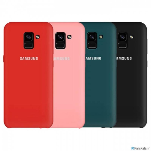 قاب محافظ سیلیکونی Silicone Cover Samsung Galaxy A8 2018