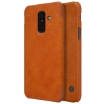 کیف چرمی نیلکین Nillkin Qin Case Samsung Galaxy A6 Plus 2018