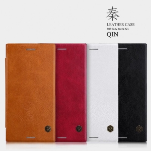 کیف چرمی نیلکین Nillkin Qin Case Sony Xperia XZ1