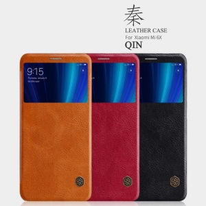 کیف چرمی نیلکین Nillkin Qin Case Xiaomi Mi 6X