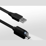 کابل شارژ و انتقال داده میکرو یو اس بی نزتک Naztech LED Micro USB Charge & Sync Cable 1.8M