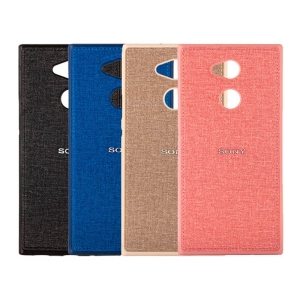 قاب محافظ طرح پارچه ای Protective Cover Sony Xperia XA2 Ultra