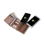 کیف چرمی و پاور بانک Zhuse ZS-PB-018 4000mAh