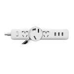 چند راهی و شارژر شیائومی 3 سوکت و 3 یو اس بی Xiaomi QMCXB33CH Smart Power Strip