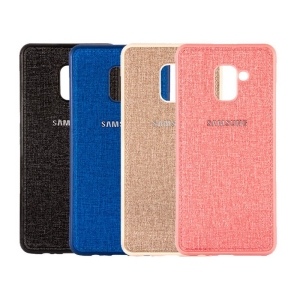 قاب محافظ طرح پارچه ای Protective Cover Samsung Galaxy A8 Plus 2018