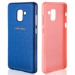 قاب محافظ طرح پارچه ای Protective Cover Samsung Galaxy A8 Plus 2018