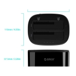 داک هارد دیسک Orico 2.5-3.5 inch 6228US3-C