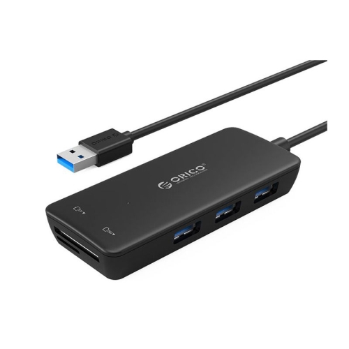 هاب یواس بی 3 پورت و کارتخوان Orico USB3.0 HUB with Card Reader H3TS-U3