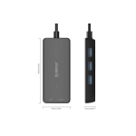 هاب یواس بی 3 پورت و کارتخوان Orico USB3.0 HUB with Card Reader H3TS-U3
