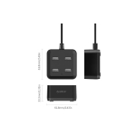 هاب یو اس بی 4 پورت Orico 4 Port USB2.0 HUB DH4U-U2