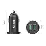 شارژر فندکی دو پورت Orico 2 Port Car Charger UCE-2U
