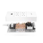 چند راهی 4 سوکت و 5 یو اس بی ORICO 4 AC with 5 USB Charging Port HPC-4A5U-V1