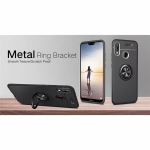 قاب محافظ ژله ای Magnetic Ring Case Huawei P20 Lite