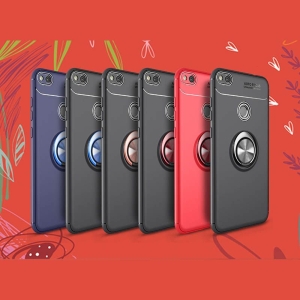 قاب محافظ ژله ای Magnetic Ring Case Huawei Honor 8 Lite