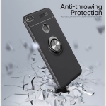 قاب محافظ ژله ای Magnetic Ring Case Huawei Honor 8 Lite