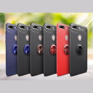 قاب محافظ ژله ای Magnetic Ring Case Huawei Honor 7C / Enjoy 8