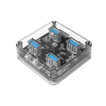 هاب یو اس بی 4 پورت Orico 4 Port USB3.0 Transparent HUB MH4U-U3