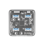 هاب یو اس بی 4 پورت Orico 4 Port USB3.0 Transparent HUB MH4U-U3