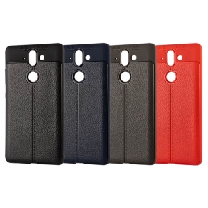 قاب ژله ای طرح چرم Auto Focus Jelly Case Nokia 8 Sirocco