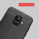 قاب ژله ای طرح چرم Auto Focus Jelly Case Samsung Galaxy A6 2018
