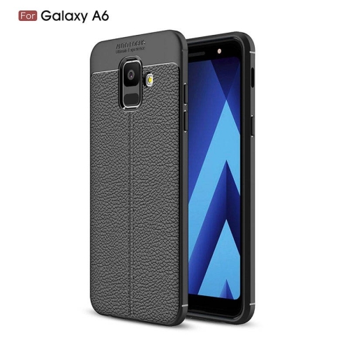 قاب ژله ای طرح چرم Auto Focus Jelly Case Samsung Galaxy A6 2018