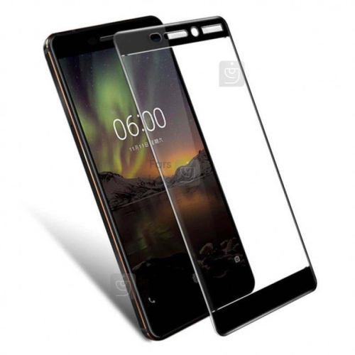 محافظ صفحه نمایش تمام چسب با پوشش کامل Glass Nokia 6 2018