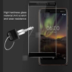 محافظ صفحه نمایش تمام چسب با پوشش کامل Glass Nokia 6 2018