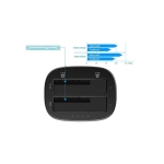 داک هارد دیسک Orico 2.5-3.5 inch 2 Bay USB3.0 Hard Drive Dock 6228US3-C