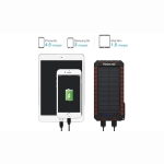 پاور بانک خورشیدی Poweradd Apollo 2 12000mAh Power Bank