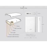 مودم بی سیم 4G و پاوربانک شیائومی Xiaomi ZMI MF855 WiFi Router+7800mAh