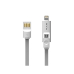 کابل دو پورت Micro USB و Rock Lightning