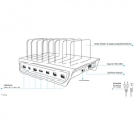 پاور هاب 7 پورت نزتک Naztech Power Hub 7