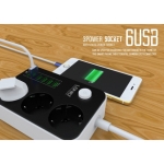 سه راهی و شارژر LDNIO POWER STRIP-SE3631