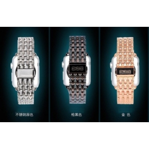 بند استیل الماسی ساعت COTEetCI W4 برای Apple Watch 42mm